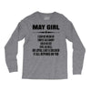 Super May Girl Long Sleeve Shirts