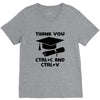 Thank You Ctrl+C And Ctrl+V V-Neck Tee