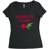 schrute farm Women's Triblend Scoop T-shirt