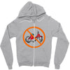 no moped Zipper Hoodie