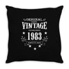 original parts vintage established 1983 perfectly aged Throw Pillow