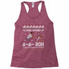 ya done messed up a a ron ugly sweater Racerback Tank