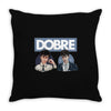 Dobre Twins Throw Pillow