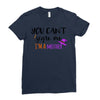 you can't scare me i'm a mother Ladies Fitted T-Shirt