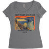 Edvard Munch Skrik Women's Triblend Scoop T-shirt