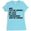no. you're wrong Ladies Fitted T-Shirt