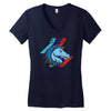 m 343 horses power Women's V-Neck T-Shirt