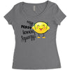 Easy Peasy Lemon Sgueezy Women's Triblend Scoop T-shirt