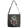 wonderland dream catcher Adjustable Strap Totes