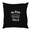 the black hole Throw Pillow