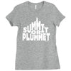summit or plummet Ladies Fitted T-Shirt