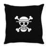 onepiece  straw hat crew flag luffy pirates anime Throw Pillow