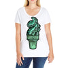 tentacle ice Ladies Curvy T-Shirt
