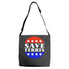 save ferris tribute to ferris bueller's Adjustable Strap Totes