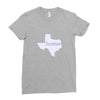 home Texas t-shirt Ladies Fitted T-Shirt