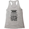 I Am A June Women Racerback Tank