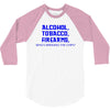 funny t shirt alcohol tobacco firearms who's bringing the chips tee 3/4 Sleeve Shirt