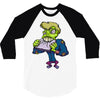 monster cartoon character 14 3/4 Sleeve Shirt
