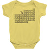 questionable table of elements Baby Onesie