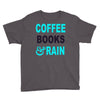 coffee books and rain Youth Tee