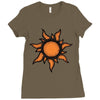 summer sun Ladies Fitted T-Shirt
