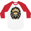 native american chief bear 3/4 Sleeve Shirt