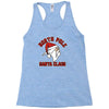 north pole santa claus Racerback Tank