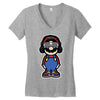 mario Women's V-Neck T-Shirt