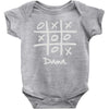 tic tac toe draw Baby Onesie