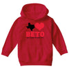 Texas Loves Beto Youth Hoodie