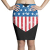 usa flag Pencil Skirts