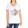 Forever Unicorn Ladies Curvy T-Shirt