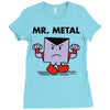mr. metal Ladies Fitted T-Shirt