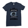 Never Underestimate A Man Who Watches Black Mirror And Was Born in Ladies Fitted T-Shirt