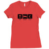 eat,sleep,golf Ladies Fitted T-Shirt