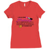 makeup to basketball Ladies Fitted T-Shirt