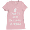 not a nerd Ladies Fitted T-Shirt