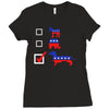 vote for dachshund Ladies Fitted T-Shirt