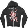 aztec quetzalcoatl Zipper Hoodie