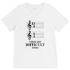 13/8 6/4 These Are Difficult Times V-Neck Tee