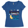 grandma moon&amp;back Women's Triblend Scoop T-shirt