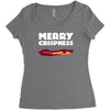 merry crispness Women's Triblend Scoop T-shirt