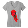 Red Sparrow Women's V-Neck T-Shirt