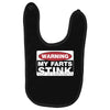 warning my farts stink, ideal gift, birthday present Baby Bibs