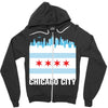 Chicago City Zipper Hoodie