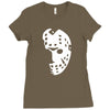 halloween hockey mask Ladies Fitted T-Shirt