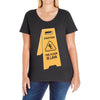 the floor is lava Ladies Curvy T-Shirt