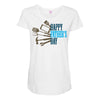 happy father&rsquo;s day Maternity Scoop Neck T-shirt
