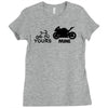 yours mine Ladies Fitted T-Shirt