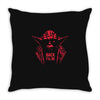 back i'll be Throw Pillow